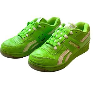 lime green reebok shoes